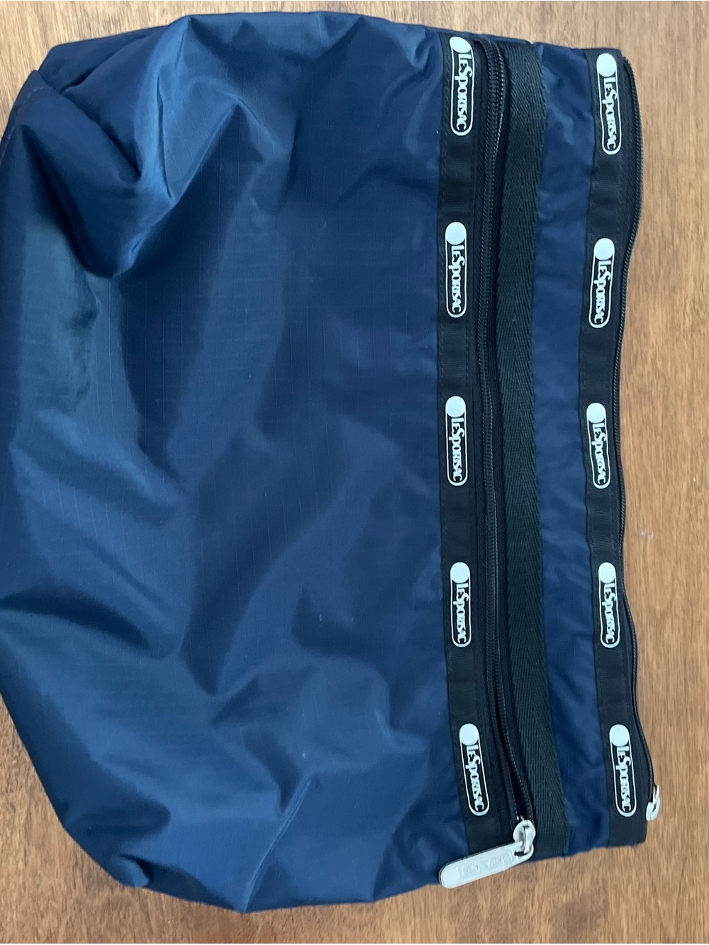 LeSportSac Navy Nylon Zippered Pouch